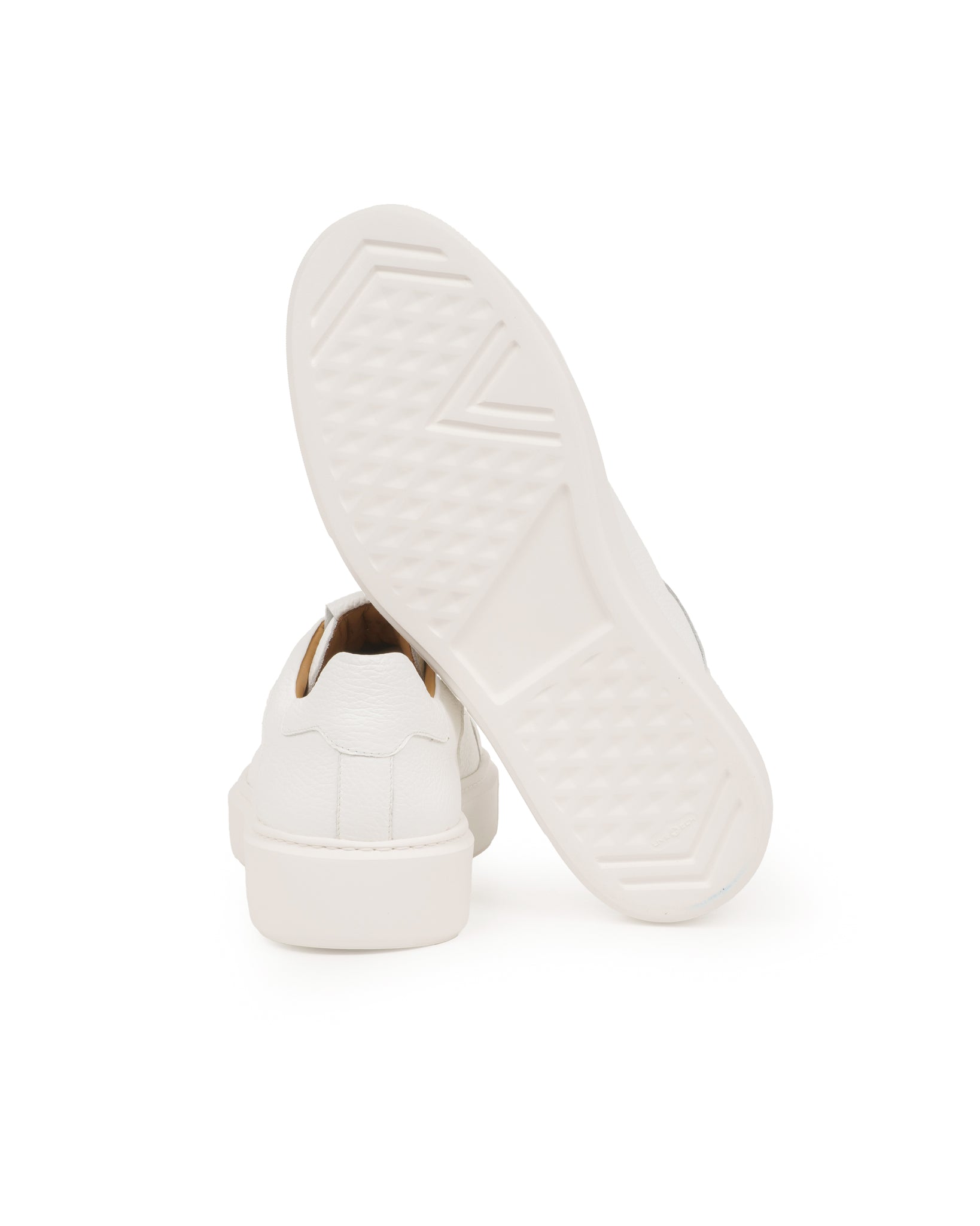 Sneakers cuir softy bianco fondo falco bianco