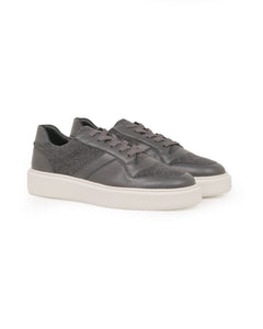 Sneakers leather cuir softy grey plus stretch moldavia grifio white falcon bottom