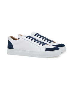 Cuir softy white and lch mid night blue kobe background