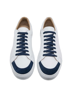 Cuir softy white and lch mid night blue kobe background