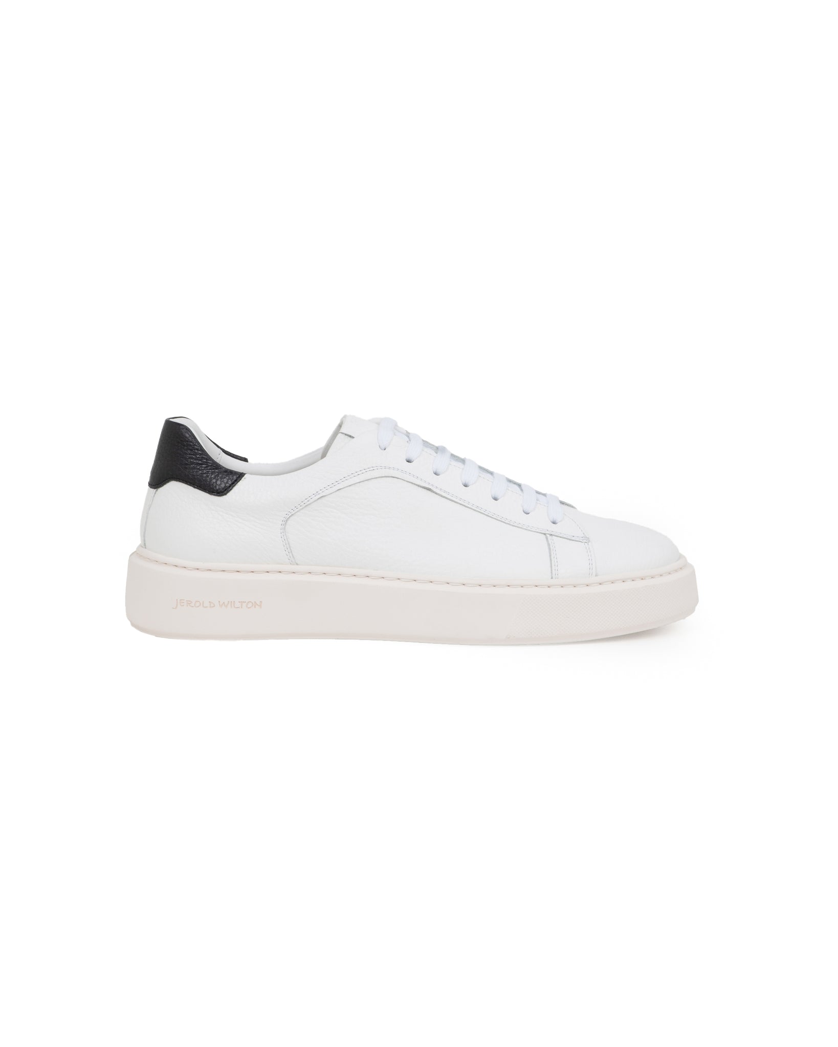 Sneakers cuir softy bianco fondo falco bianco