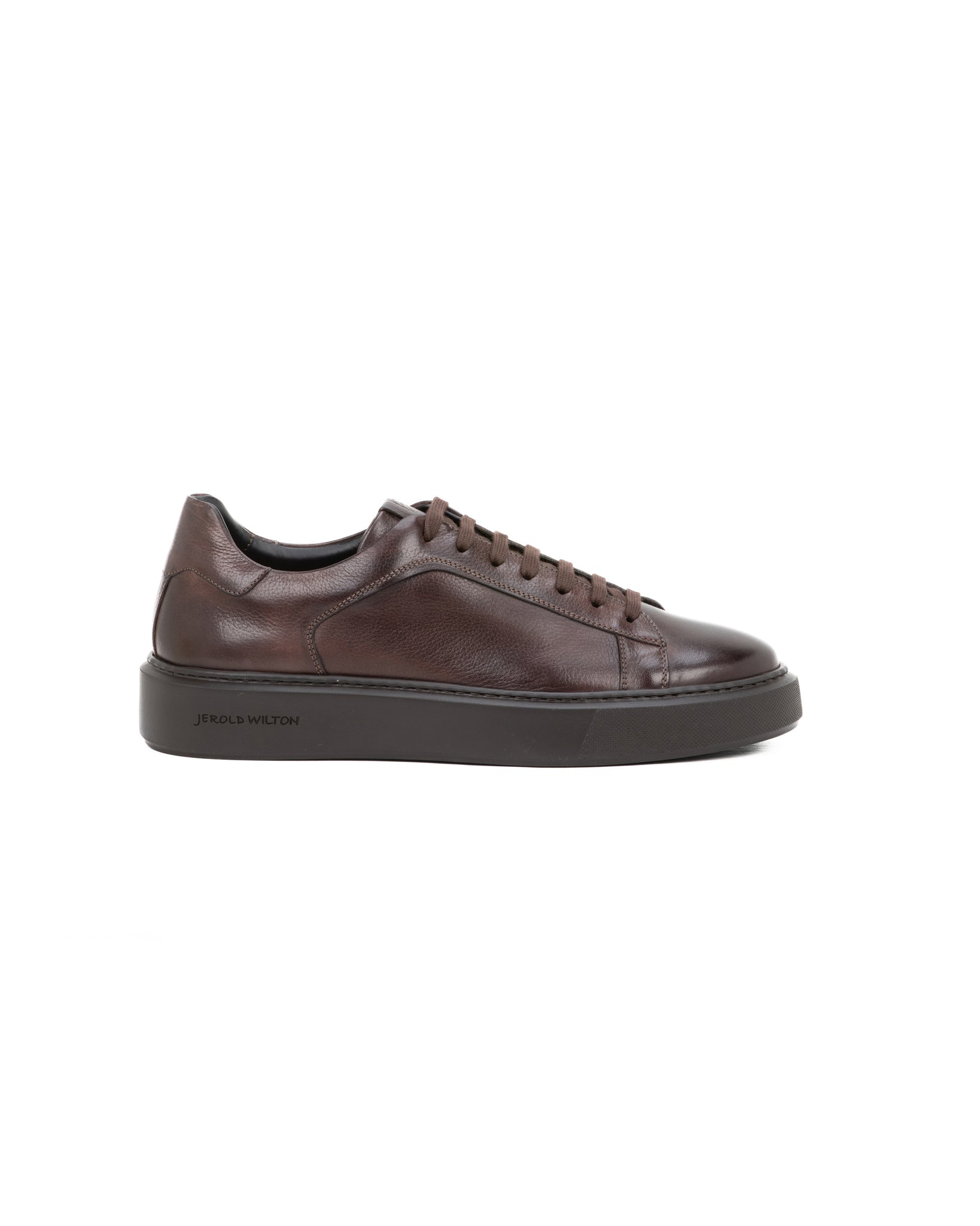 Sneakers grained cocco fondo falco moro